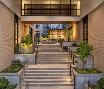 Broadstone-Vega-redmond-entry commercial granite fabrication