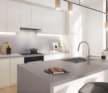 quartz marble countertops king county Mari Multifamily — Bellevue, WA